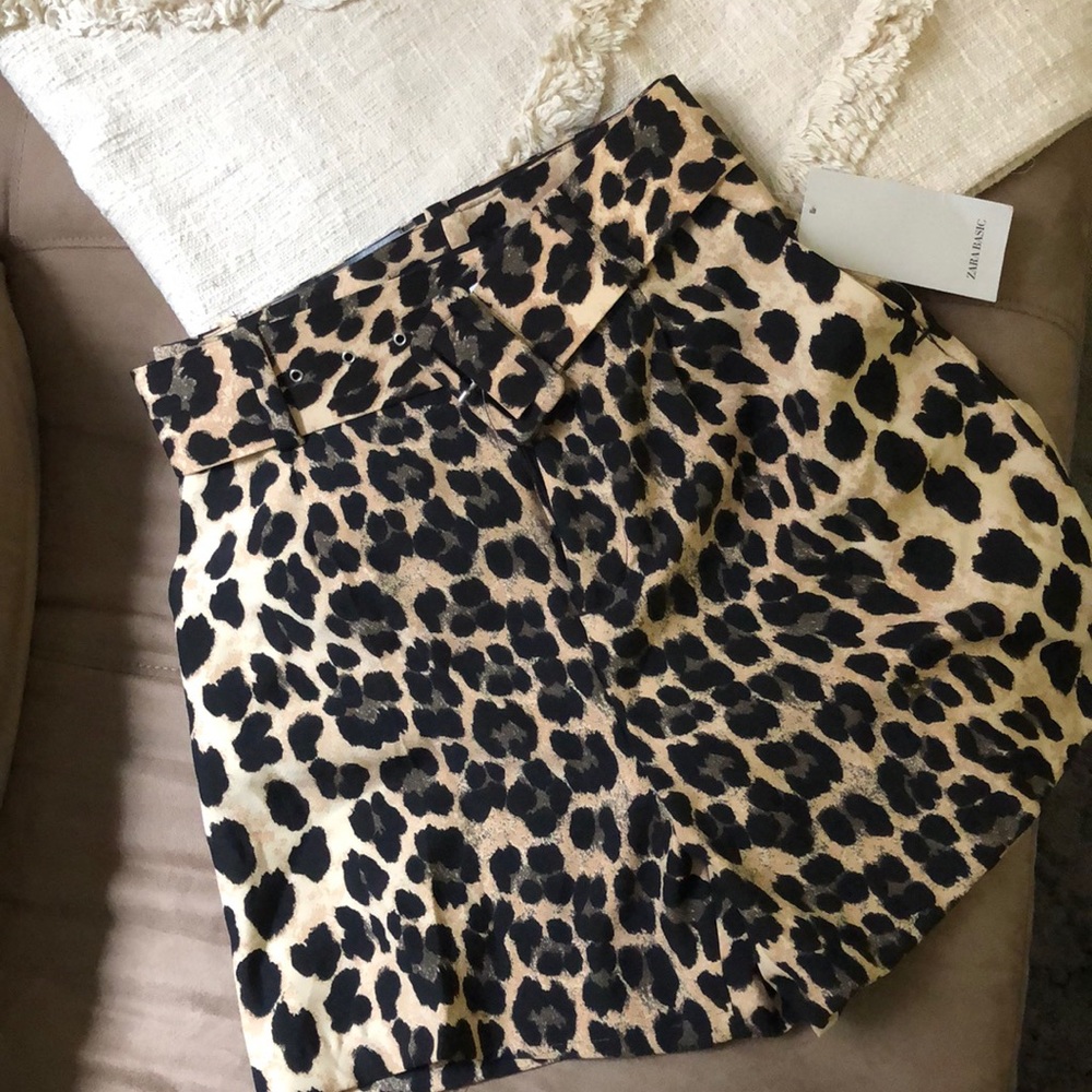 Zara Cheetah Shorts
